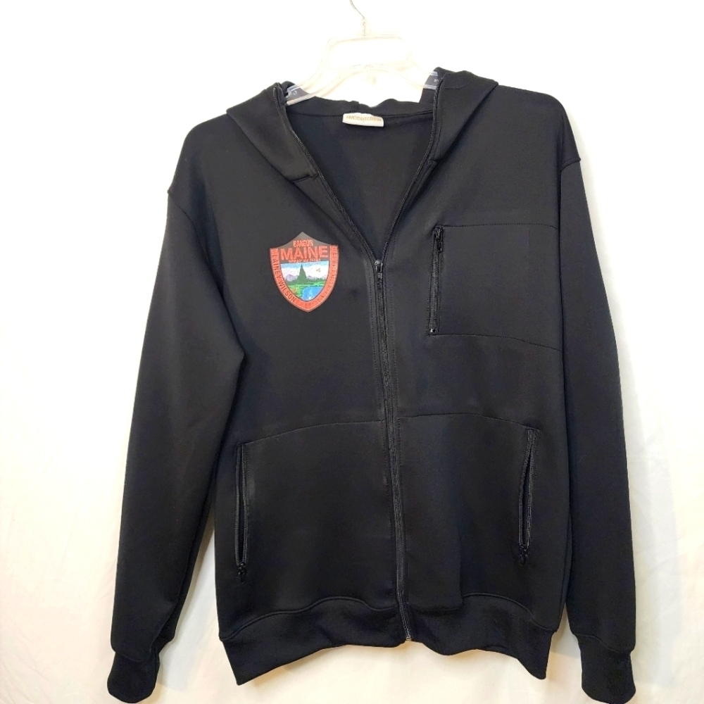Rare Lainey Wilson Bangor, Maine Country's Cool Again Tour Black Zip-Up Hoodie